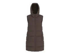 Chaleco acolchado largo para mujer