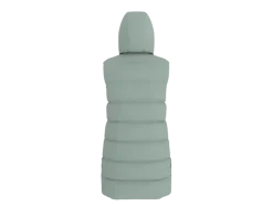 Chaleco acolchado largo para mujer