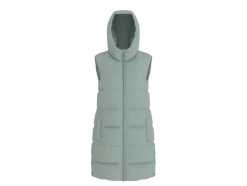 Chaleco acolchado largo para mujer