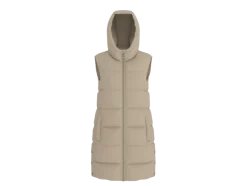 Chaleco acolchado largo para mujer
