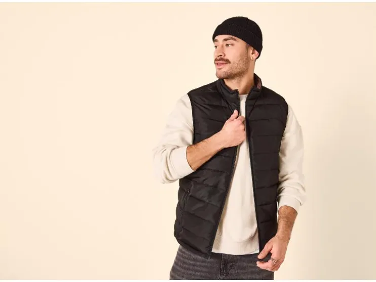 Chaleco reversible para hombre