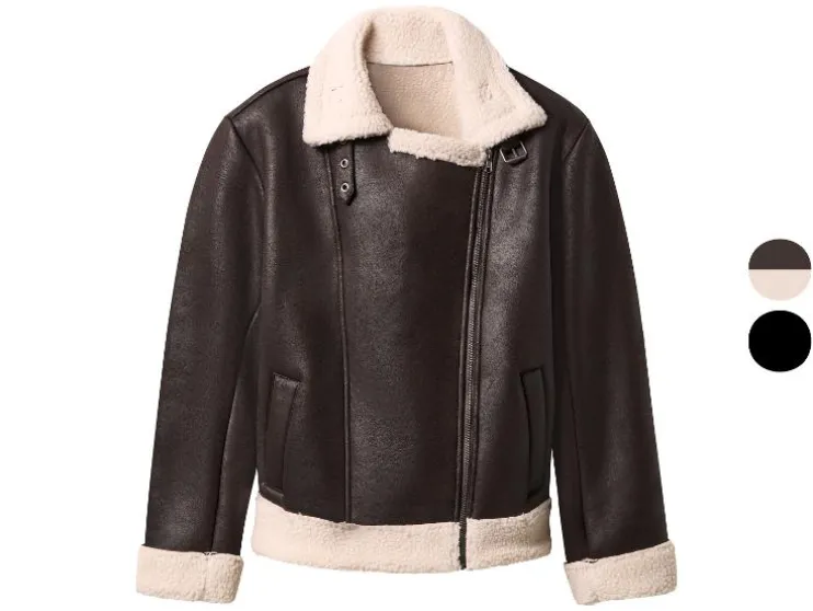 Chaqueta de cuero para mujer
