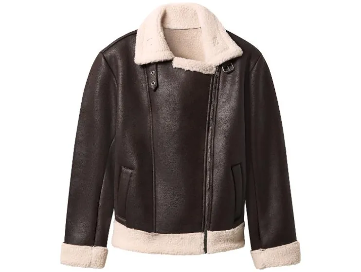 Chaqueta de cuero para mujer