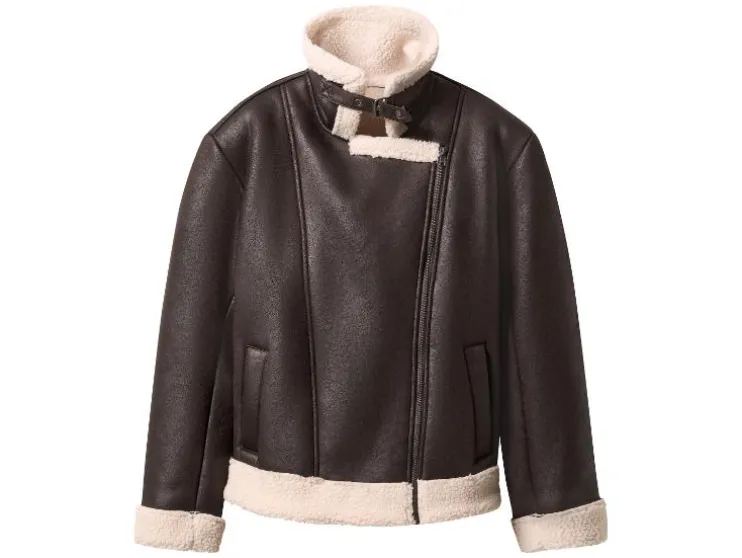 Chaqueta de cuero para mujer