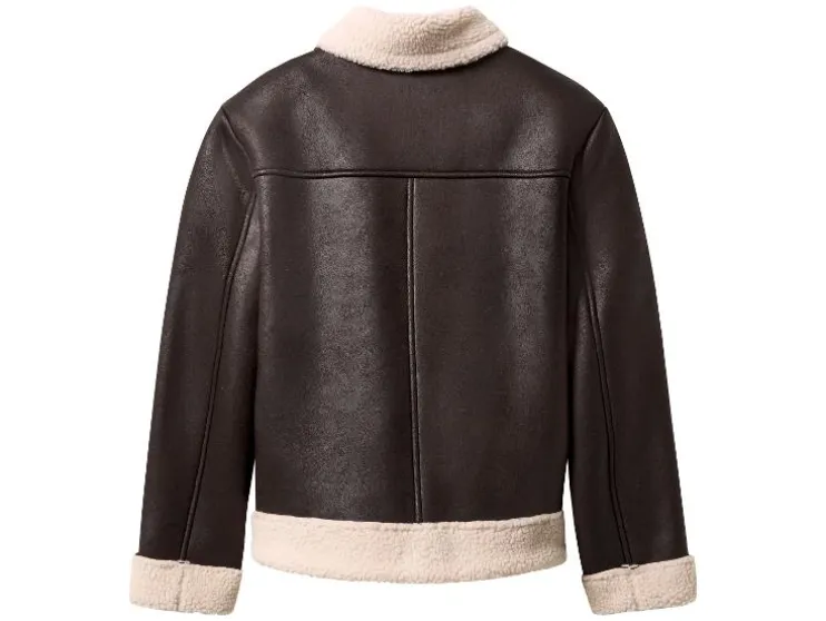 Chaqueta de cuero para mujer