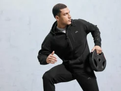 Chaqueta de felpa para hombre con tecnología HeiQ Mint.