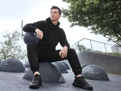Chaqueta de felpa para hombre con tecnología HeiQ Mint.