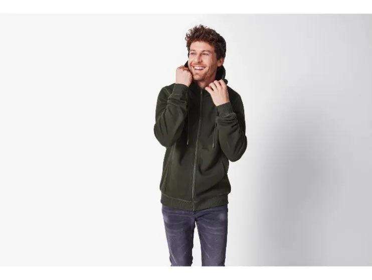 Chaqueta de felpa para hombre con forro de borreguito.