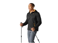 Chaqueta de softshell para hombre de material de softshell de 3 capas.