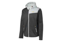Chaqueta de softshell para hombre de material de softshell de 3 capas.
