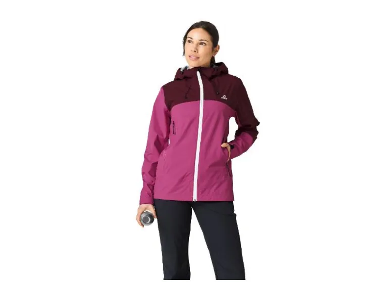 Chaqueta funcional de mujer, resiste incluso la lluvia fuerte.