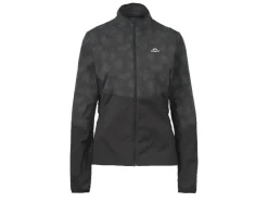 Chaqueta funcional de running para mujer, corte atlético.