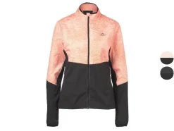 Chaqueta funcional de running para mujer, corte atlético.