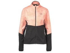Chaqueta funcional de running para mujer, corte atlético.