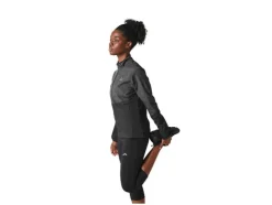 Chaqueta funcional de running para mujer, corte atlético.
