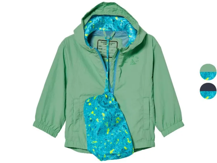 Chaqueta funcional para bebé y niño pequeño, impermeable.