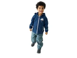 Chaqueta impermeable infantil con forro