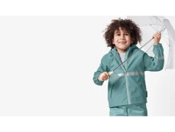 Chaqueta impermeable y de juego forrada para bebé y niño pequeño