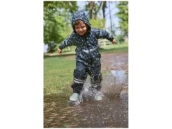 Chaqueta impermeable y de juego forrada para bebé y niño pequeño