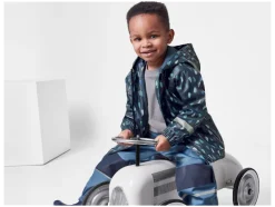 Chaqueta impermeable y de juego forrada para bebé y niño pequeño