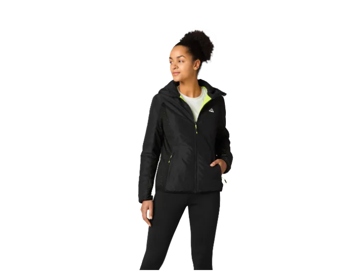 Chaqueta reversible de mujer, con reflectantes.