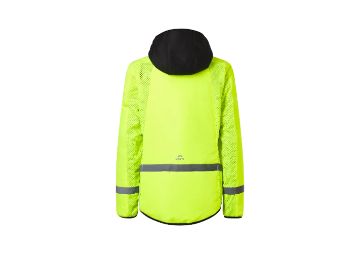 Chaqueta reversible de mujer, con reflectantes.