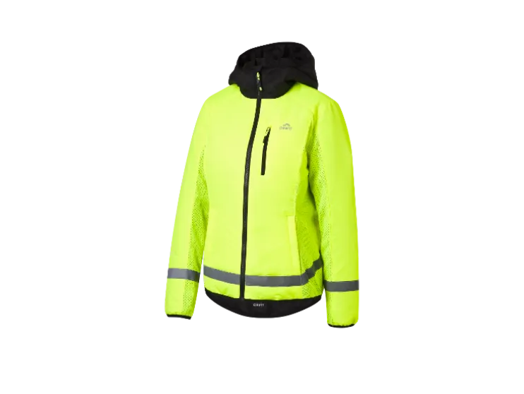Chaqueta reversible de mujer, con reflectantes.