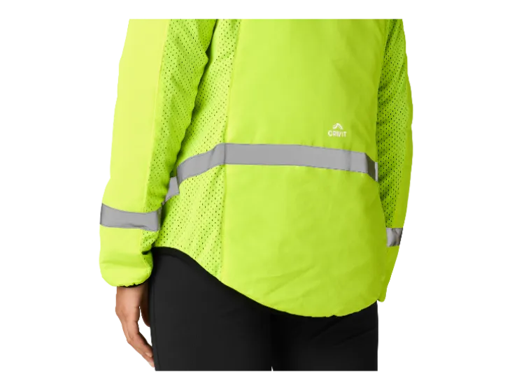 Chaqueta reversible de mujer, con reflectantes.