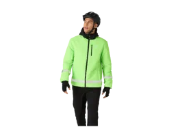 Chaqueta reversible para hombre, con reflectores.