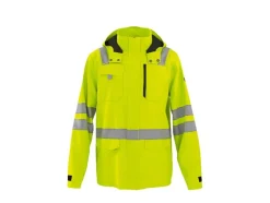 Chaqueta softshell de hombre, reflectante.