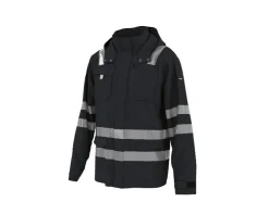 Chaqueta softshell de hombre, reflectante.