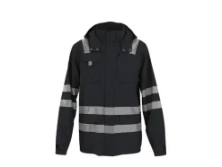 Chaqueta softshell de hombre, reflectante.