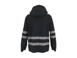 Chaqueta softshell de hombre, reflectante.