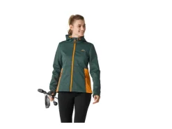 Chaqueta softshell de mujer de material softshell de 3 capas.