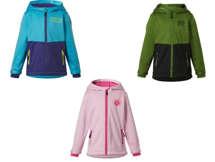 Chaqueta softshell infantil