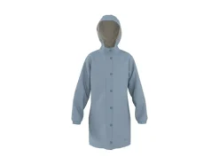 Chaqueta térmica de lluvia para niños, con forro de borreguito.
