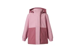 Chqueta softshell para niños con cambio de color bajo la lluvia.