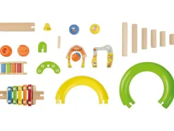 Circuitos de canicas de madera
