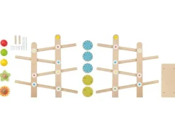 Circuitos de canicas de madera