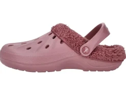 Clogs con borreguito para mujer