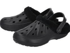 Clogs con borreguito para mujer