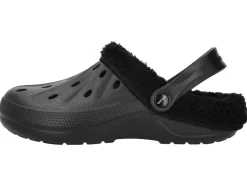 Clogs con borreguito para mujer