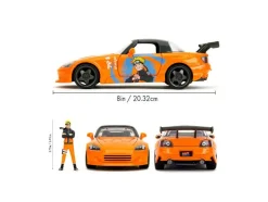 Coche a escala, coche y figura de Naruto, 1:24.