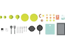 Cocina de juguete / Banco de trabajo, 35 piezas / 77 piezas