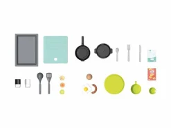Cocina de juguete / Banco de trabajo, 35 piezas / 77 piezas