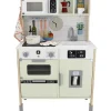Cocina de madera, 3 alturas regulables, con trasera jugable.