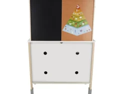 Cocina de madera, 3 alturas regulables, con trasera jugable.