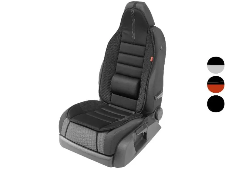 Cojín para asiento de coche con soporte lumbar.
