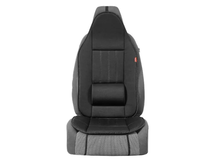 Cojín para asiento de coche con soporte lumbar.