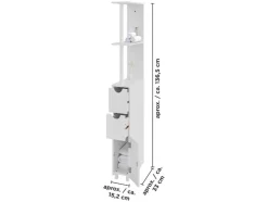 Columna de baño para huecos